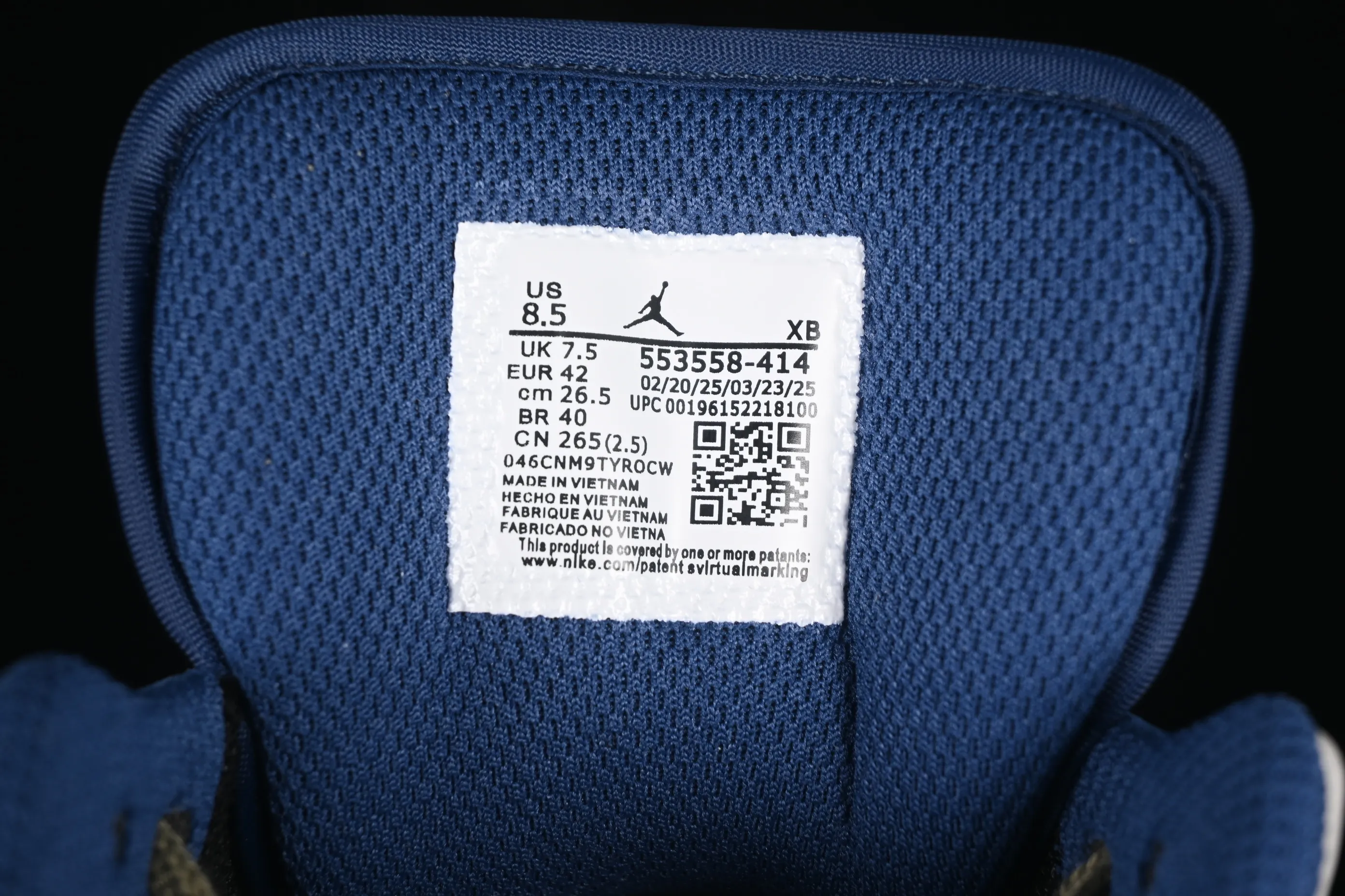 All categories Air Jordan Jordan series basketball shoes Air Jordan 1 Low Air Jordan 1 Low AJ1 Joe 1 Panda Prank Pioneer Knight Brown Gray Low-top retro basketball shoes 553558-414